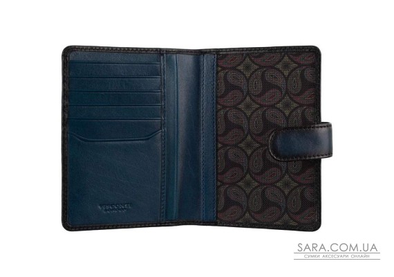 Кожаная обложка для паспорта Visconti AT74 Blake (Burnished Blue)