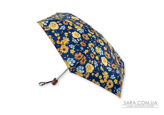 Женский мини зонт Fulton L501 Tiny-2 Bumble Bee Floral (Цветы и шмели)