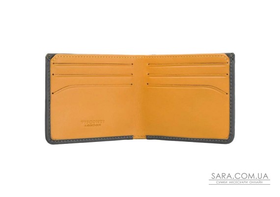 Кошелек мужской Visconti Visconti VSL42 Saw (Grey/Mustard)