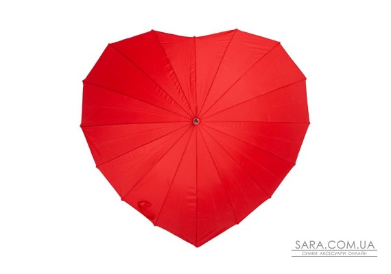 Зонт женский Fulton Heart Walker-1 UV L909 Red (Красный)