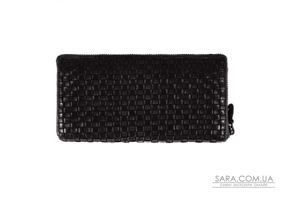 Винтажный кошелек женский Ashwood D81 Black (Черный)