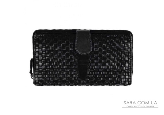 Винтажный кошелек женский Ashwood D84 Black