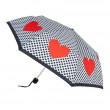 Зонт женский Fulton L354-041697 Minilite-2 Love Heart Spot (Сердца)