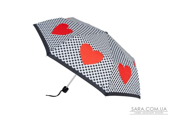 Зонт женский Fulton L354-041697 Minilite-2 Love Heart Spot (Сердца)