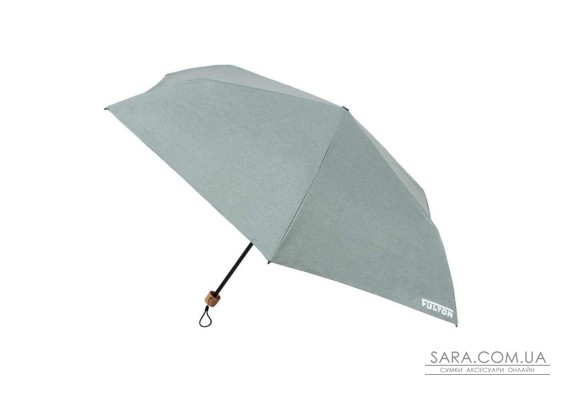Зонт женский Fulton L924-040058 Parasoleil-2 UV Charcoal Chambray (Серый)