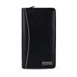 Дорожный кожаный портмоне Hammonds Flycatcher PH601 Black (Черный)