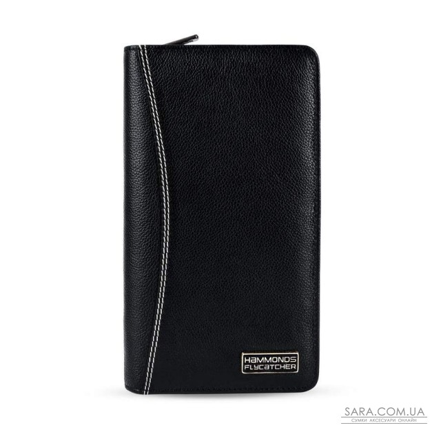 Дорожный кожаный портмоне Hammonds Flycatcher PH601 Black (Черный) Дорожный кожаный портмоне Hammonds Flycatcher PH601 Black (Черный)