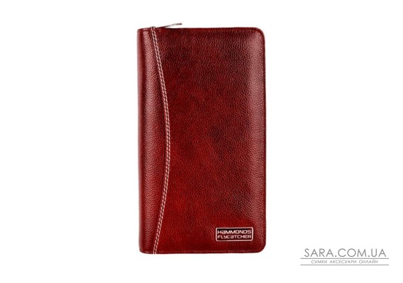 Дорожный кожаный портмоне Hammonds Flycatcher PH601 Brown (Коричневый)