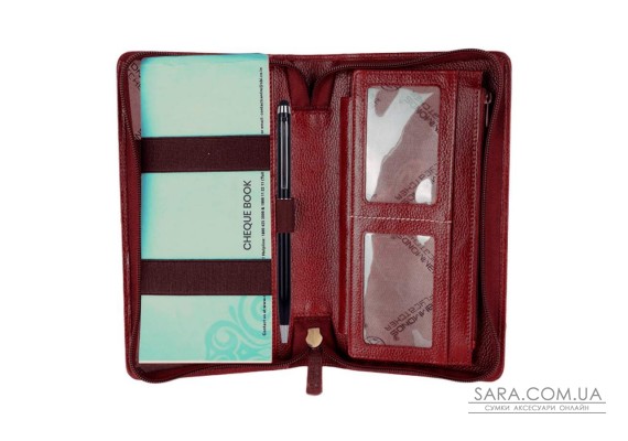 Дорожный кожаный портмоне Hammonds Flycatcher PH601 Brown (Коричневый)