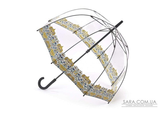 Зонт-трость женский Fulton L782 Morris & Co. Birdcage-2 Lodden