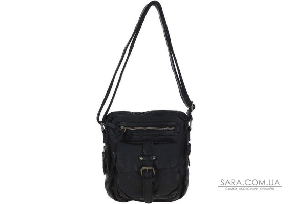 Cумка мужская Ashwood SERGIO Black (Чорний)