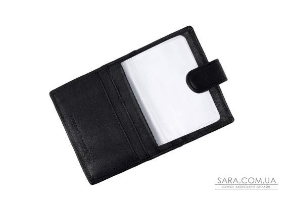 Шкіряна візитниця Hammonds Flycatcher CC602 Black (Чорний)