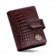 Шкіряна візитниця Hammonds Flycatcher CC602 Croc Brown (Коричневий)