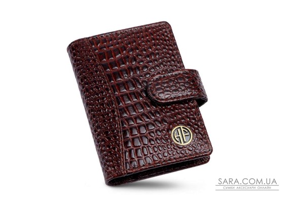 Шкіряна візитниця Hammonds Flycatcher CC602 Croc Brown (Коричневий)