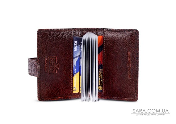 Шкіряна візитниця Hammonds Flycatcher CC602 Croc Brown (Коричневий)