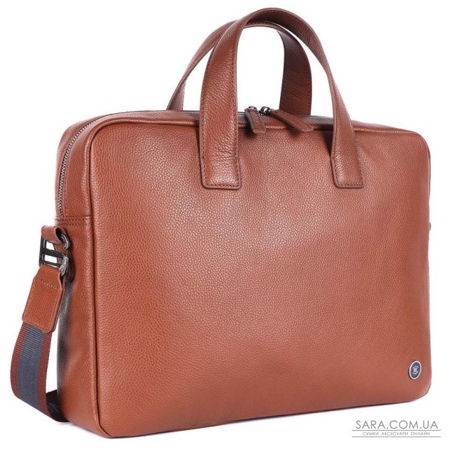 Шкіряна сумка для ноутбука 14 Brampton London Maven Tan (Рудий) Шкіряна сумка для ноутбука 14 Brampton London Maven Tan (Рудий)