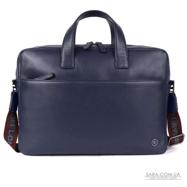 Шкіряна сумка для ноутбука 15,6 Brampton London Commandeer Navy (Синий) Шкіряна сумка для ноутбука 15,6 Brampton London Commandeer Navy (Синий)