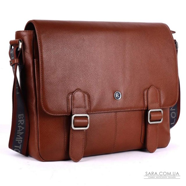 Кожаная сумка мессенджер для ноутбука 14 Brampton London Emissary Tan (Рыжий) Кожаная сумка мессенджер для ноутбука 14 Brampton London Emissary Tan (Рыжий)