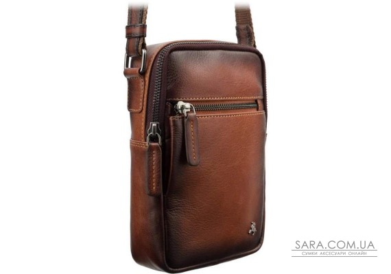 Кожаная сумка через плечо Visconti AT43 Gianni (Burnish Tan)