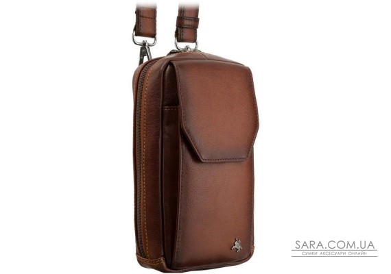 Кожаная сумка через плечо Visconti AT45 Alex (Burnish Tan)