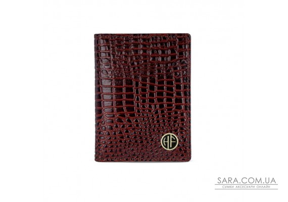 Шкіряний картхолдер Hammonds Flycatcher CC606 Croc Brown (Коричневий)