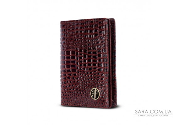 Шкіряний картхолдер Hammonds Flycatcher CC606 Croc Brown (Коричневий)
