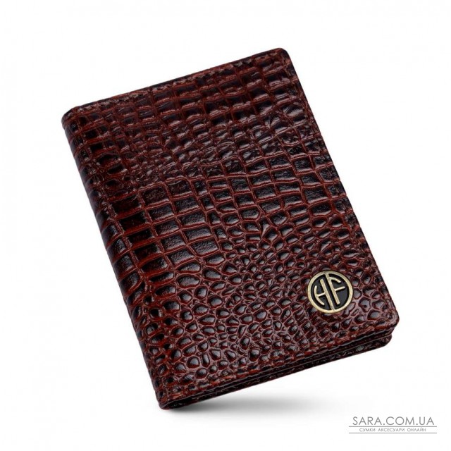 Шкіряний картхолдер Hammonds Flycatcher CC606 Croc Brown (Коричневий) Шкіряний картхолдер Hammonds Flycatcher CC606 Croc Brown (Коричневий)