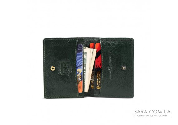 Шкіряний картхолдер Hammonds Flycatcher CC606 Green (Зелений)