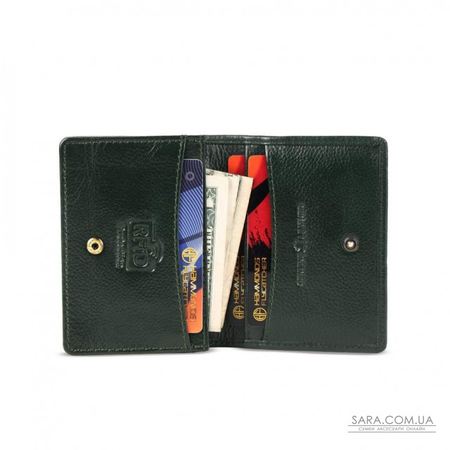 Шкіряний картхолдер Hammonds Flycatcher CC606 Green (Зелений) Шкіряний картхолдер Hammonds Flycatcher CC606 Green (Зелений)