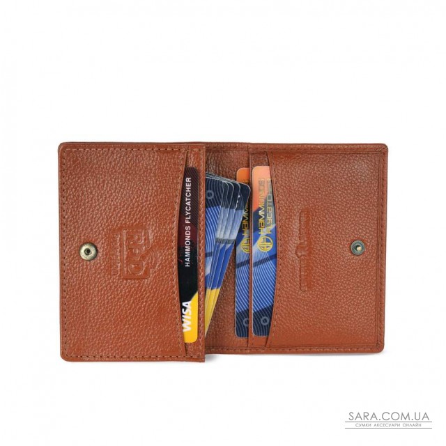 Шкіряний картхолдер Hammonds Flycatcher CC606 Tan (Коричневий) Шкіряний картхолдер Hammonds Flycatcher CC606 Tan (Коричневий)