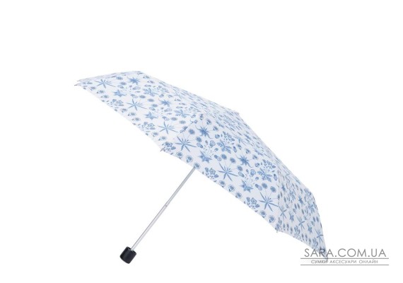 Женский зонт Fulton L907-041826 Morris & Co Minilite-2 UV Daisy Blue Ivory