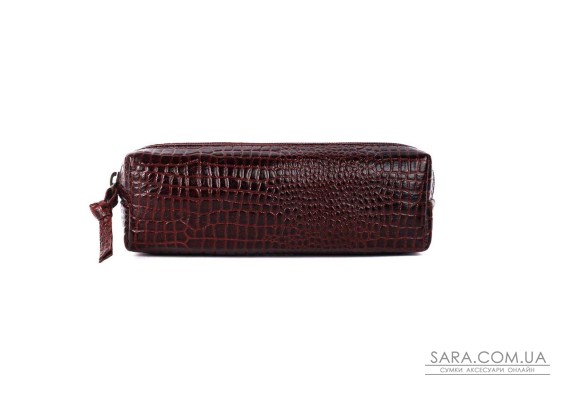 Косметичка чохол шкіряна Hammonds Flycatcher UC501 Croc Brown (Коричневий)