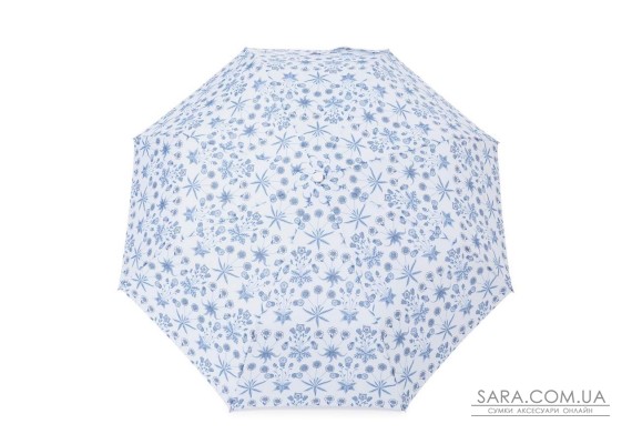 Женский зонт Fulton L907-041826 Morris & Co Minilite-2 UV Daisy Blue Ivory