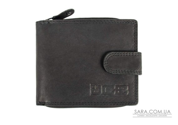Кошелек кожаный мужской JCB NC43MN Black (Черный)