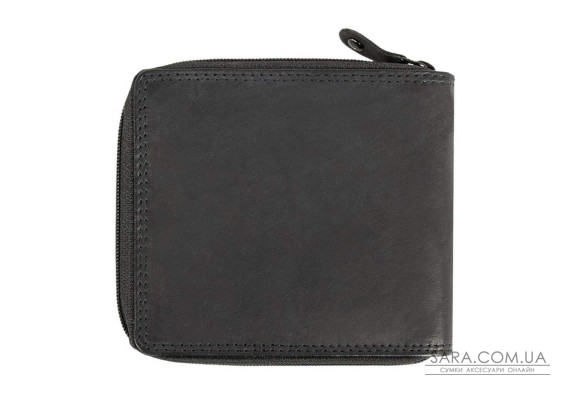 Кошелек кожаный мужской JCB NC43MN Black (Черный)