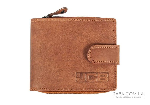 Кошелек кожаный мужской JCB NC43MN Tan (Рыжий)