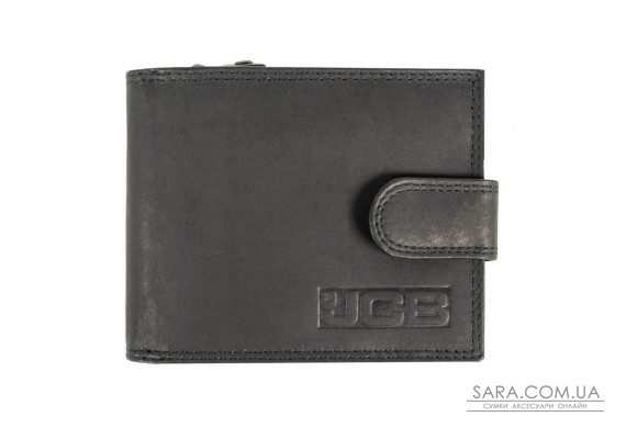 Кошелек кожаный мужской JCB NC45MN Black (Черный)