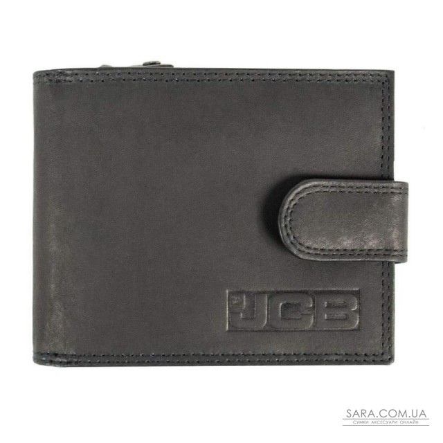 Кошелек кожаный мужской JCB NC45MN Black (Черный) Кошелек кожаный мужской JCB NC45MN Black (Черный)