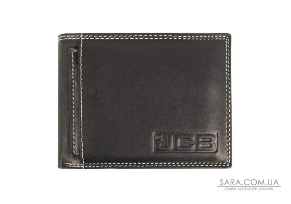 Кошелек кожаный мужской JCB NC52MN Black (Черный)