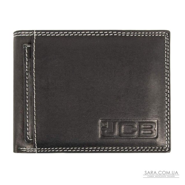 Кошелек кожаный мужской JCB NC52MN Black (Черный) Кошелек кожаный мужской JCB NC52MN Black (Черный)