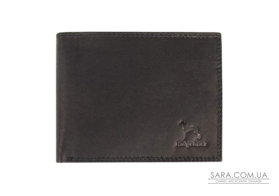 Кошелек кожаный мужской Ridgeback JBNC39MN Black (Черный)