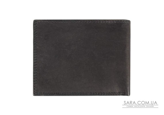 Кошелек кожаный мужской Ridgeback JBNC39MN Black (Черный)