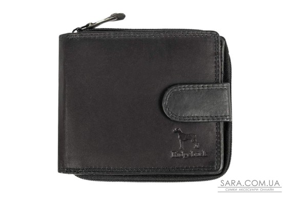 Кошелек кожаный мужской Ridgeback JBNC43MN Black (Черный)