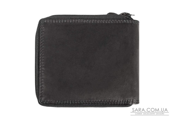 Кошелек кожаный мужской Ridgeback JBNC43MN Black (Черный)