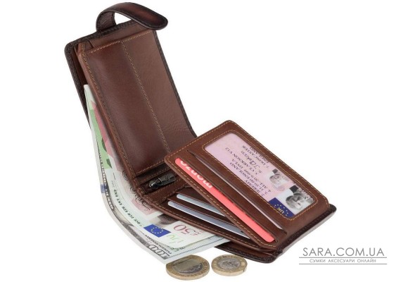 Кошелек мужской Visconti AT72 Henry (Burnish Tan)