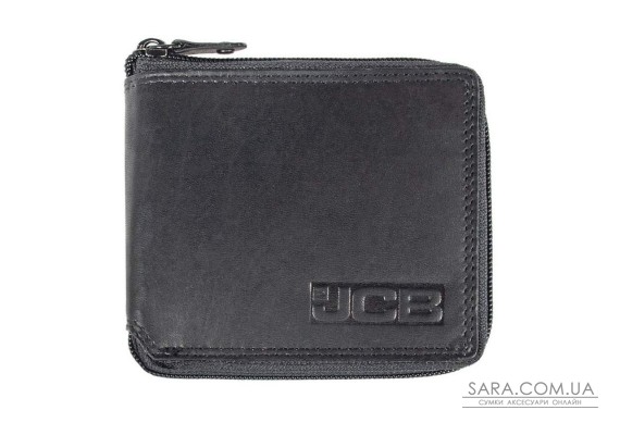 Кошелек мужской кожаный  JCB NC38MN Black (Черный)