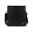 Мужская сумка через плечо кожаная Hammonds Flycatcher SB1159 Black (Черный)