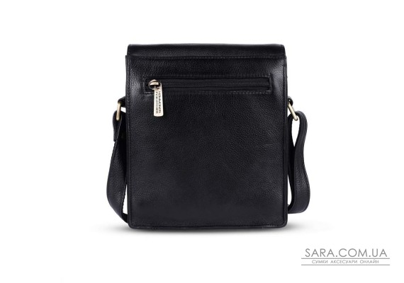 Мужская сумка через плечо кожаная Hammonds Flycatcher SB1159 Black (Черный)