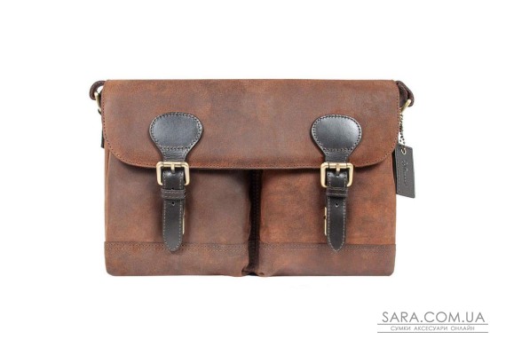 Cумка чоловіча для ноутбука 15,6 Ashwood Edward Oil Brown (Коричневий)