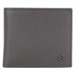 Мужской кожаный кошелек Brampton London Plutus Grey (Серый)